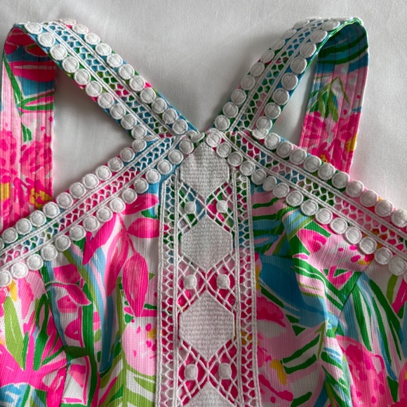 Lilly Pulitzer Vena Stretch Shift Pop Up Lilly Of The Jungle Size 0 WORN ONCE - Picture 10 of 10